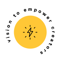 thunder icon with yellow background